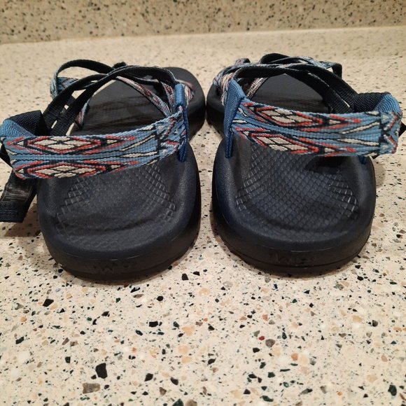 Womens Chaco Z Cloud X2 Sandals Size 9 Strappy Adjustable Hiking Diamond Pattern - Picture 4 of 6
